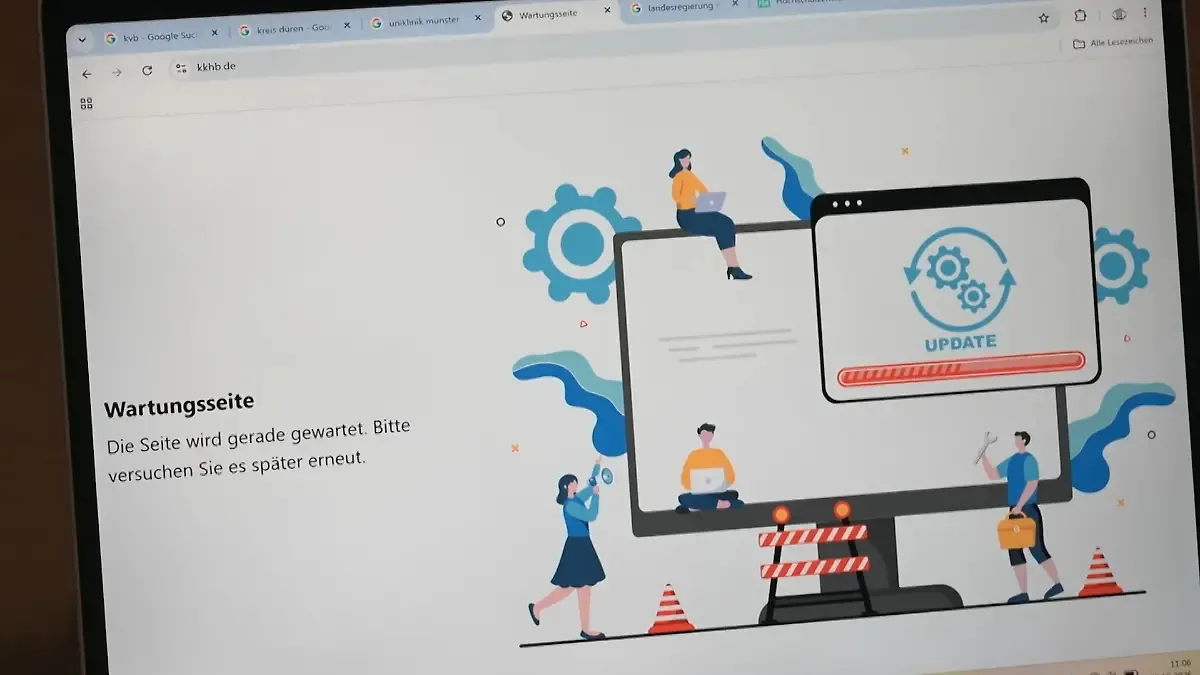 Artikelbild der Quelle zu: Sicherheitslücke: Webseiten in NRW zeitweise offline