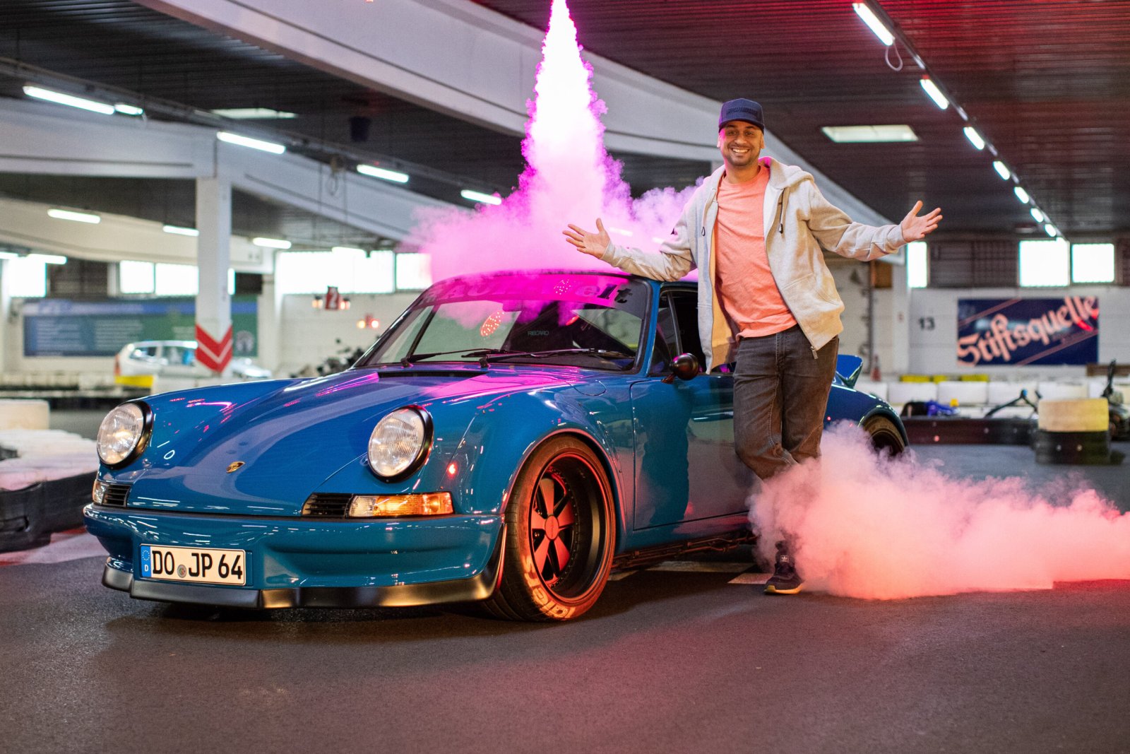 Jean-Pierre Kraemer auf einer Automesse.