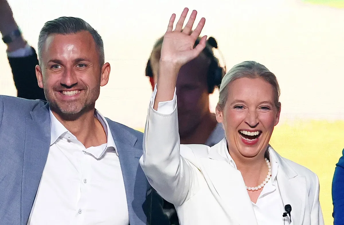 Artikelbild der Quelle zu: AfD-Siegmund und Weidel tauchen in NRW auf – sie halten sich für unaufhaltsam