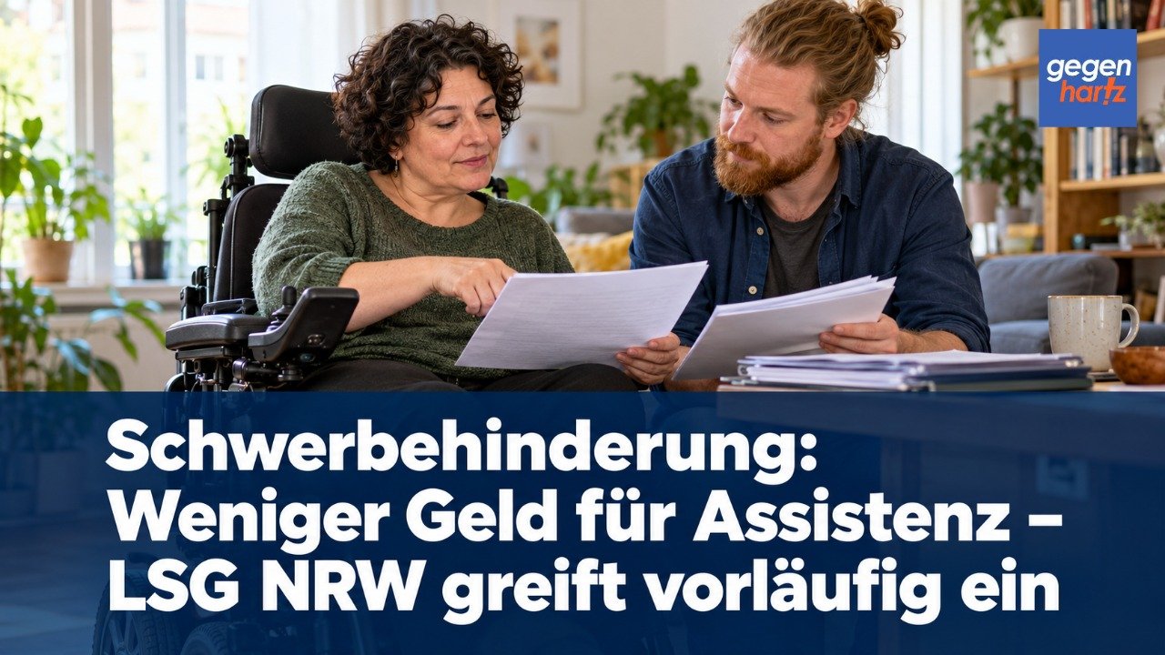 Artikelbild der Quelle zu: Schwerbehinderung: Weniger Geld für Assistenz – LSG NRW greift vorläufig ein