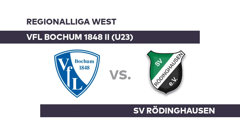 Artikelbild der Quelle zu: VfL Bochum 1848 II (U23) - SV Rödinghausen: Bochum II gewinnt Torfestival - Regionalliga West