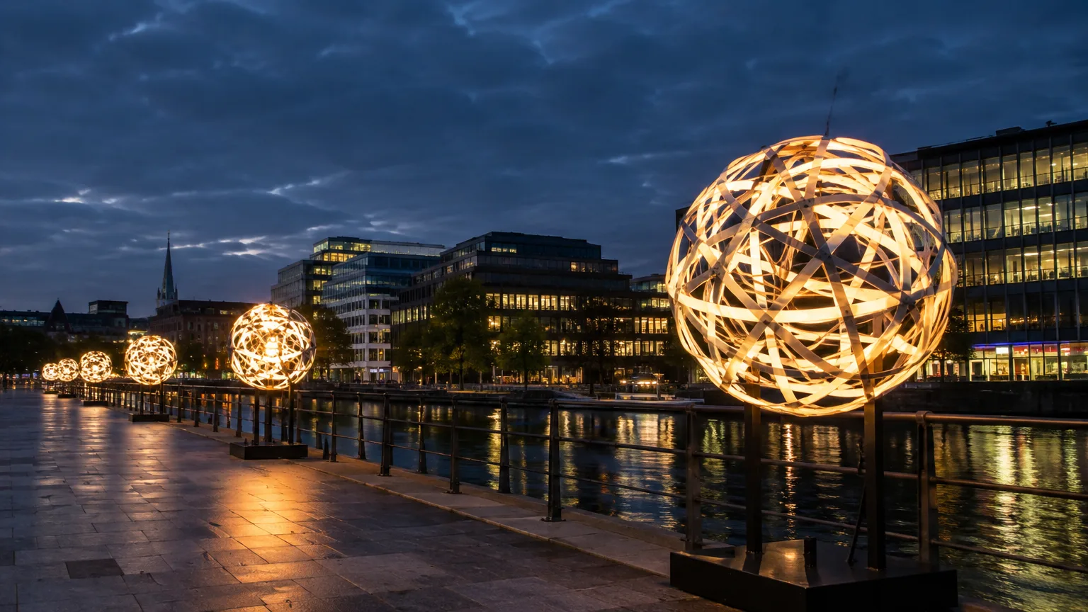 Illustration zum Thema: Essen: Light Festival mit 13 Stationen läuft noch bis 11. Oktober
