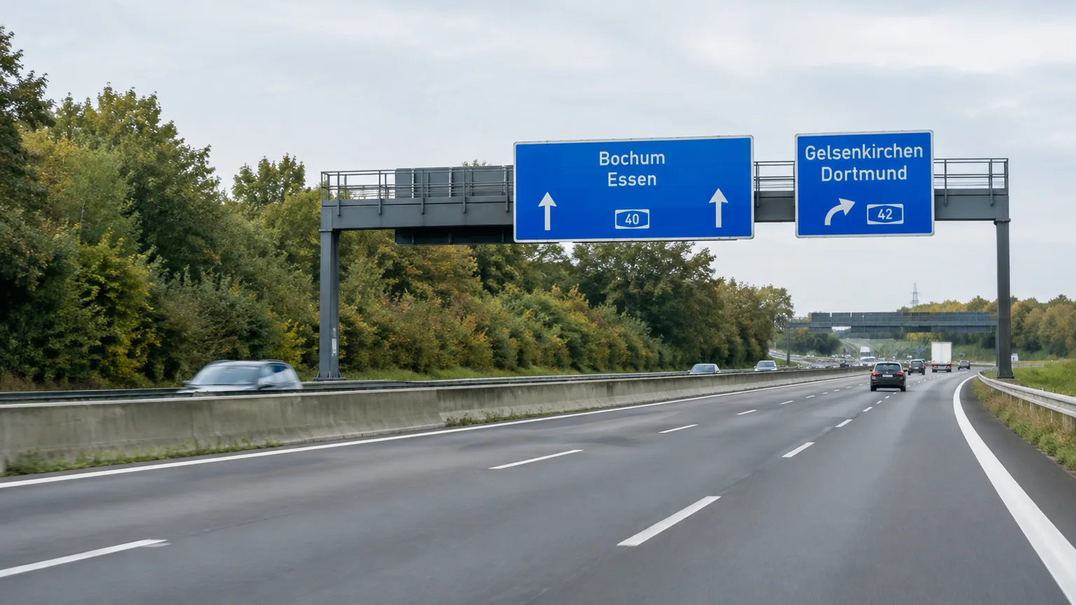 Illustration zum Thema: A43 bei Bochum-Gerthe: Zwei Wochenenden im Oktober voll gesperrt