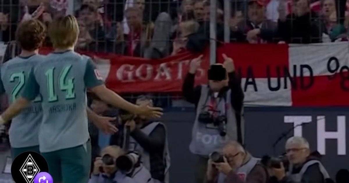 Artikelbild der Quelle zu: Szene geht viral: Fotograf zeigt Gladbach-Profis in Köln doppelten Mittelfinger