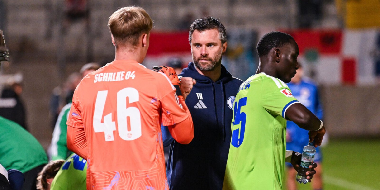 Kyrylo Khadasevych (l.) fehlt Schalkes U19.
