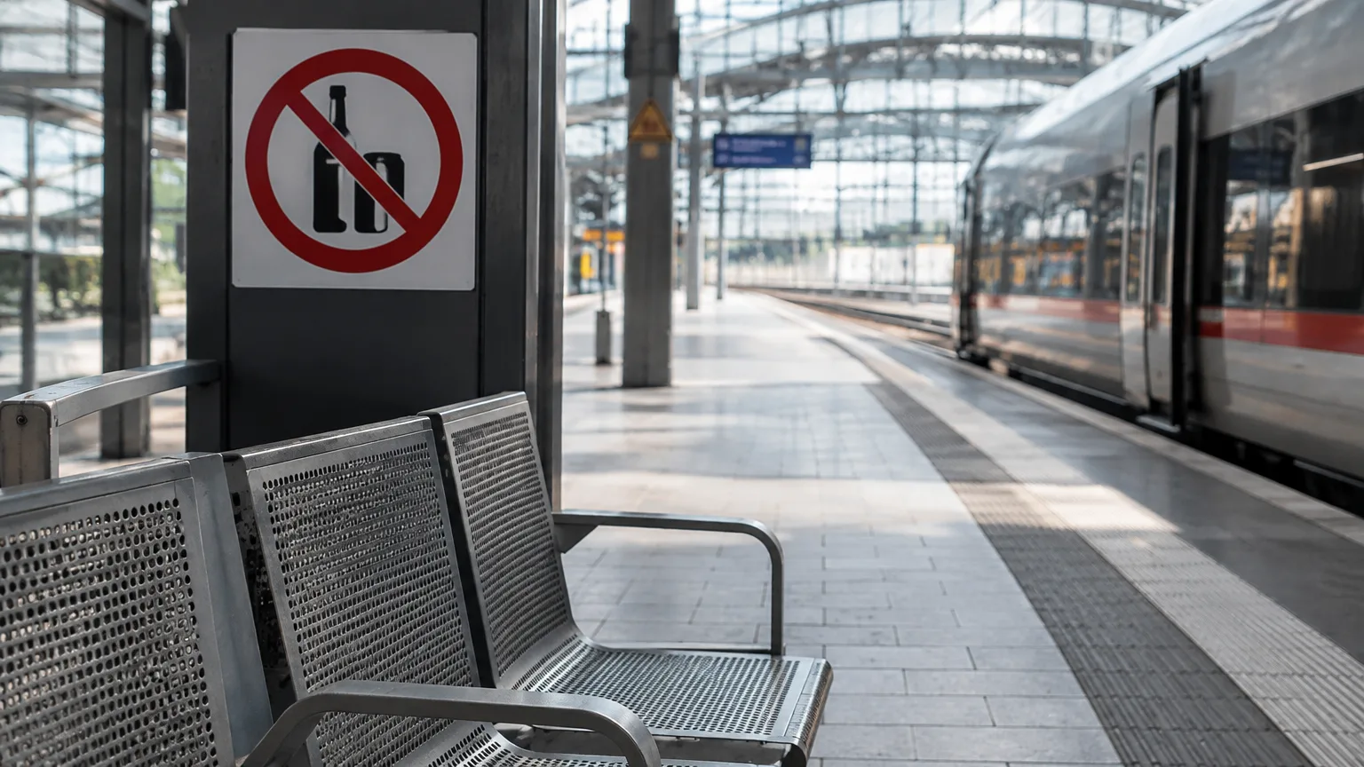 Illustration zum Thema: Alkoholverbot an Bahnhöfen, Notfallreform und häufigste Todesursachen
