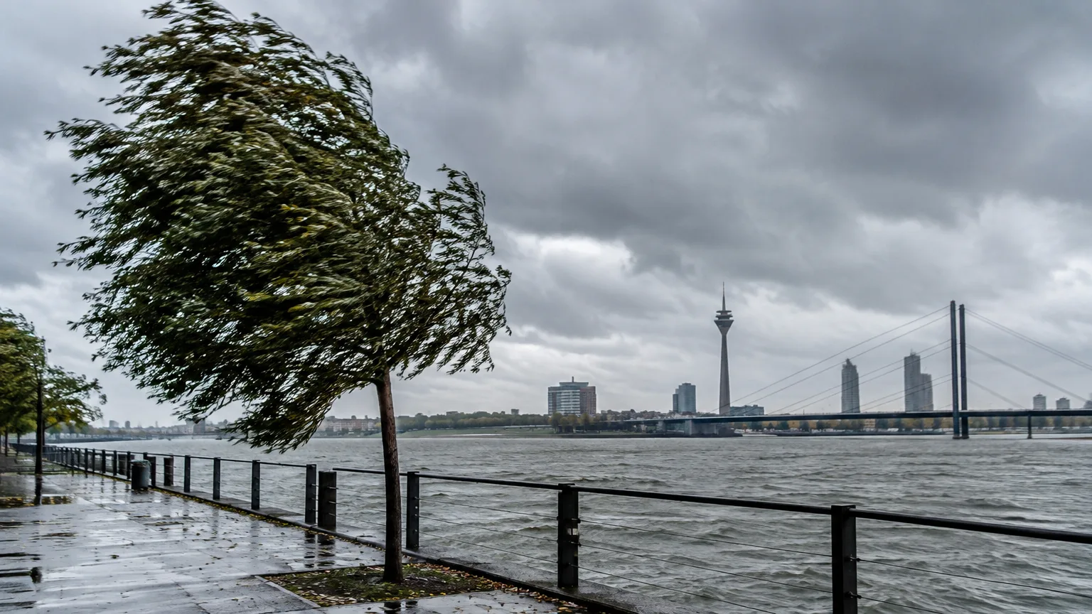 Illustration zum Thema: NRW-Wetter: Windböen, Schauer und Gewitter am Wochenende
