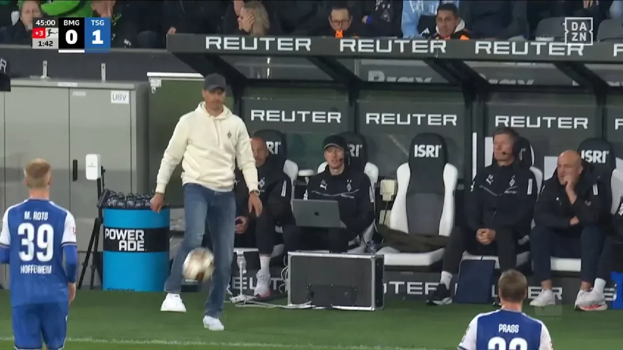 Artikelbild der Quelle zu: 1. Bundesliga: Gladbachs Krise immer schlimmer! 1:2 gegen Hoffenheim! 6. Pleite im 6. Ligaspiel!