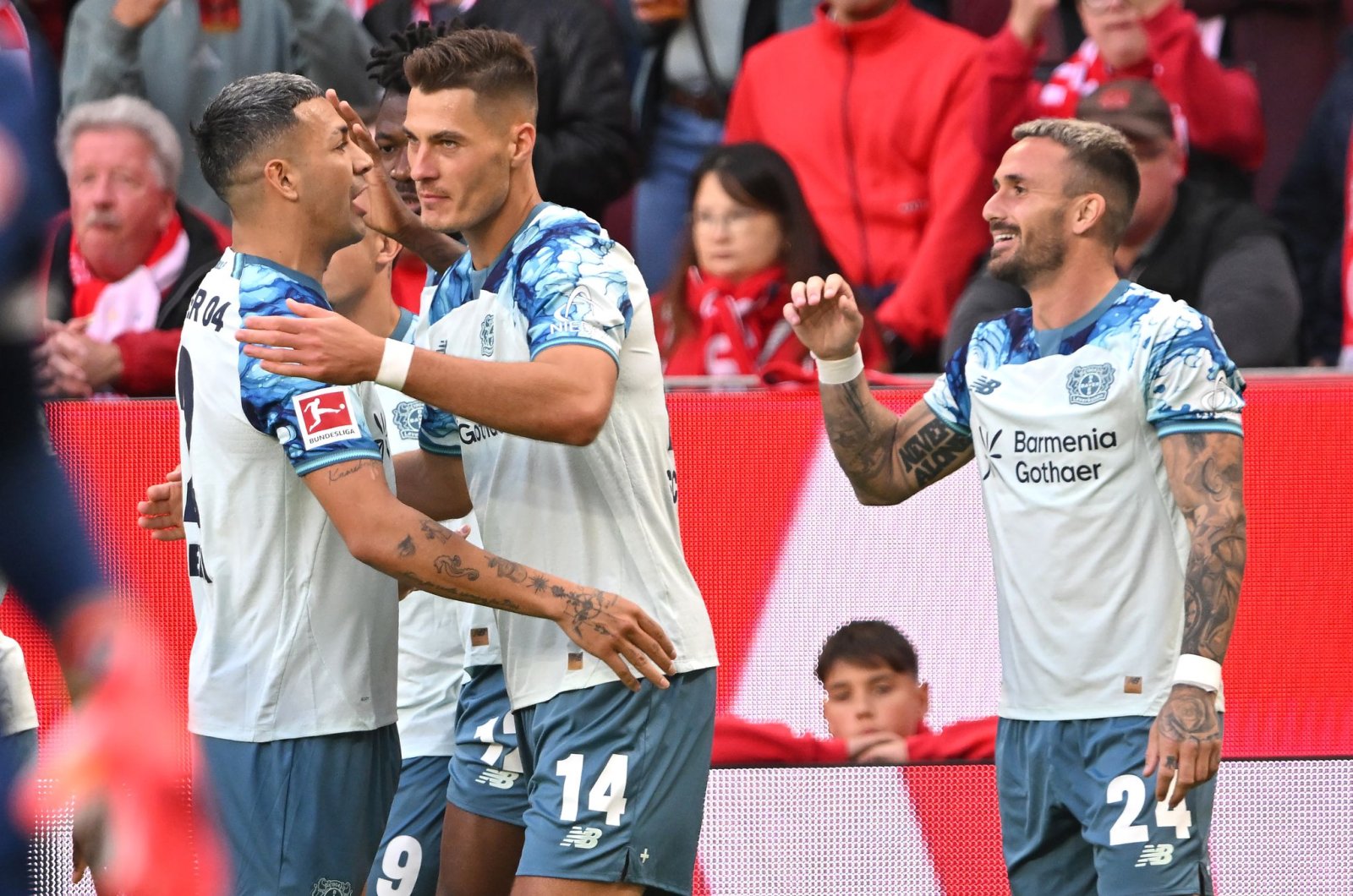 Artikelbild der Quelle zu: Spannung bis zum Abpfiff: Leverkusen schlägt Mainz 05 knapp