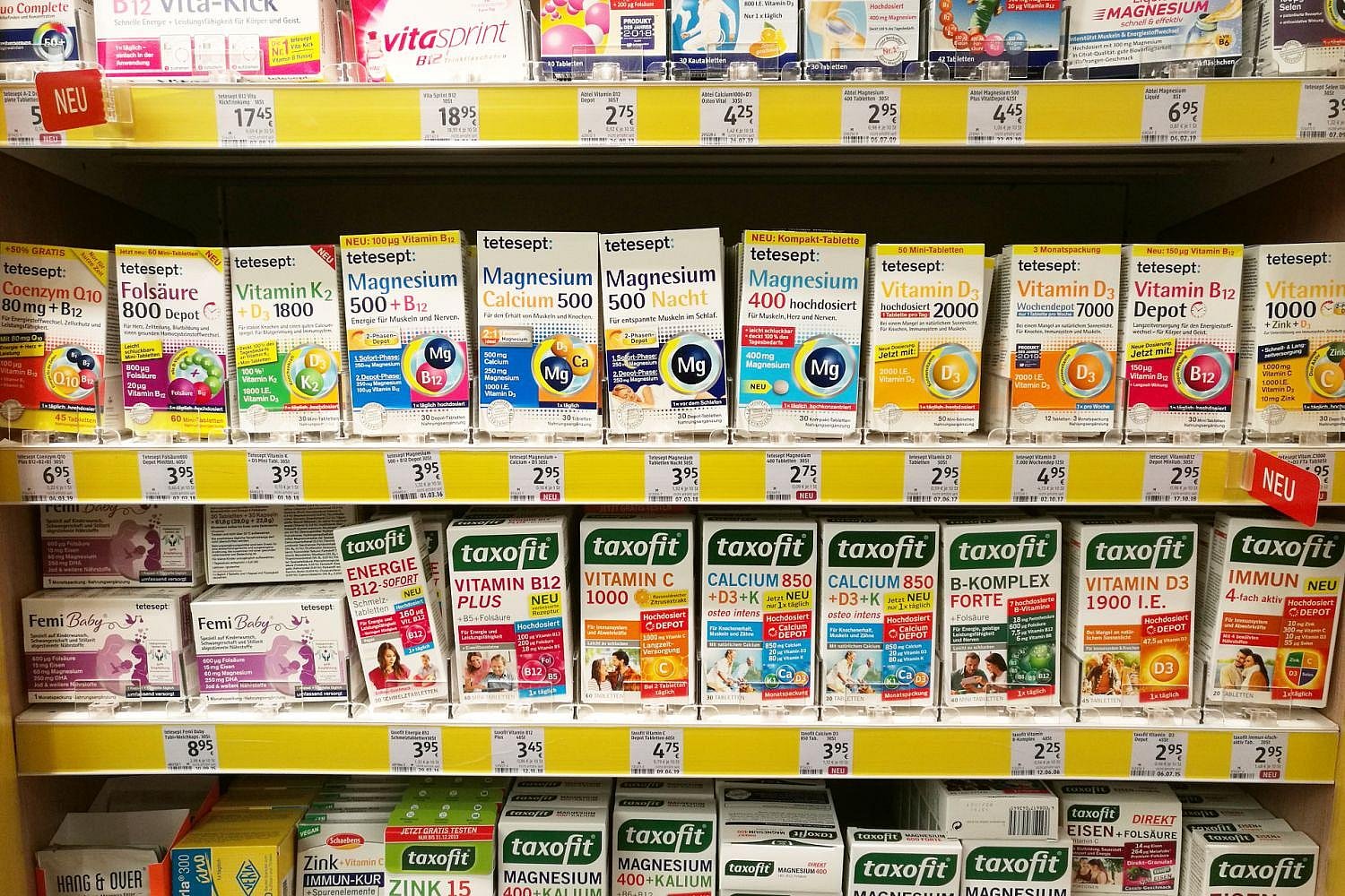 Artikelbild der Quelle zu: Produktion von Nahrungsergänzungsmitteln in NRW fast doppelt so hoch wie 2020